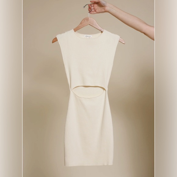 Mango Cream Sheath Mini Dress for Cocktail - Picture 1 of 3